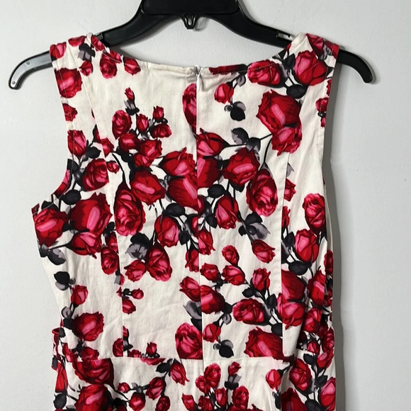 Voodoo Vixen Rockabilly Rose Pin Up Fit & Flare Dress - Picture 6 of 7